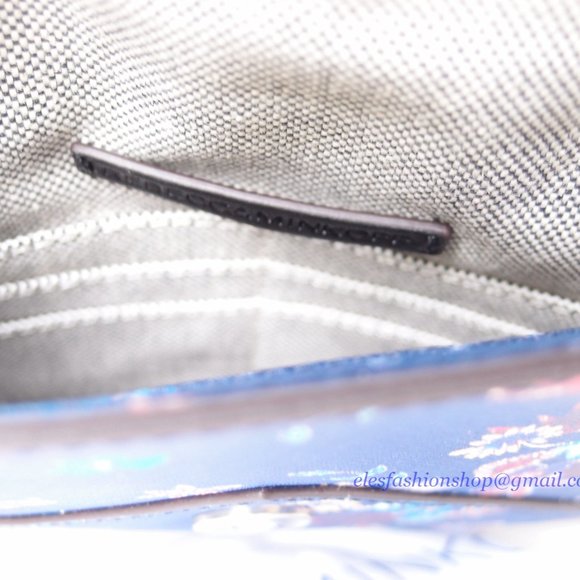 NWT Rebecca Minkoff Christy Flora Leo Leather Clutch - Picture 10 of 12